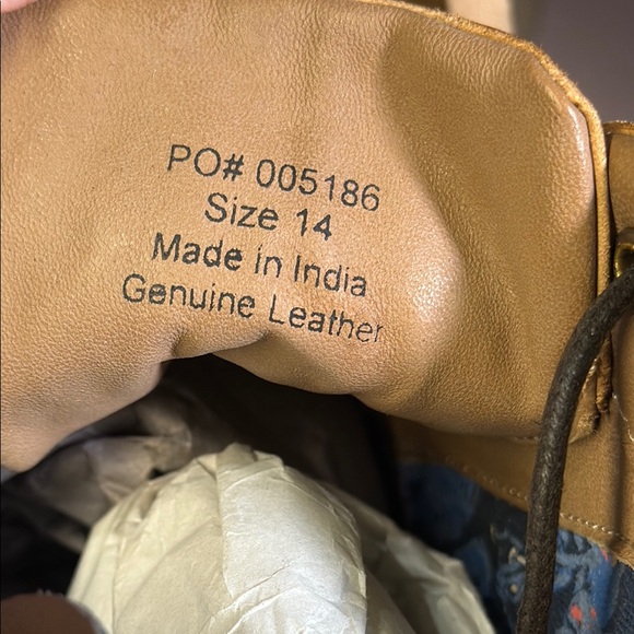 Thomas & Vine Men’s Boots Size 14 - Picture 3 of 8